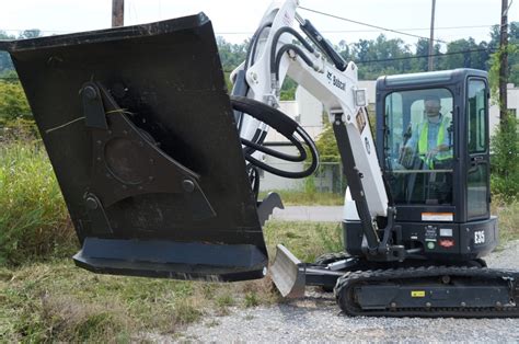 brush cutter attachment for bobcat mini excavator|brush attachment for bobcat.